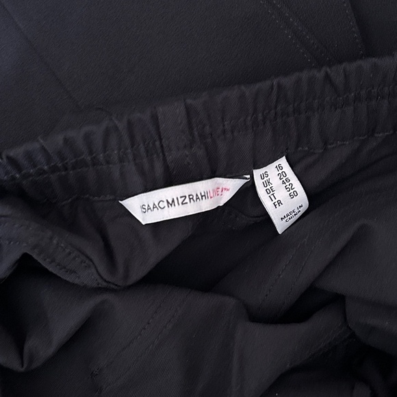 Isaac Mizrahi Live Black Slim Fit Pants Trousers Jeans Cotton Rayon Blend NWOT - Picture 5 of 8